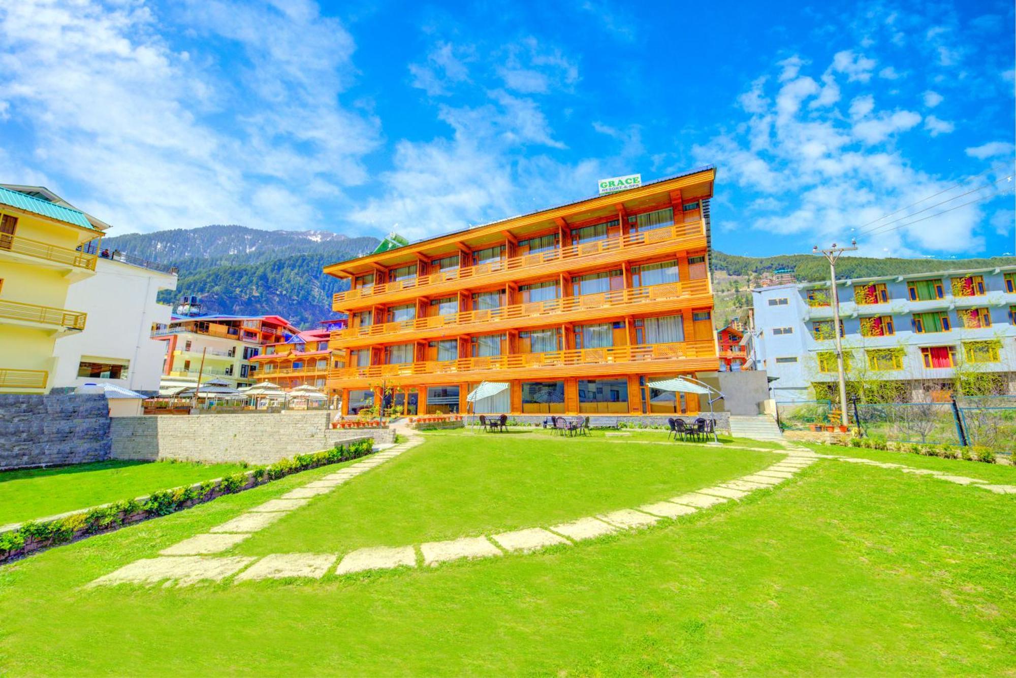 AHR Grace Resort&Spa Manāli Exterior foto